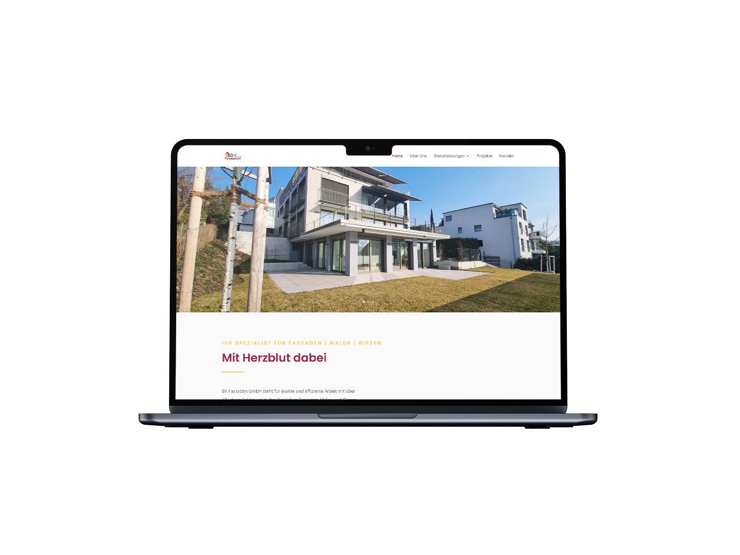 facade business website